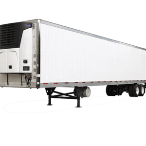 Sunkvežimio puspriekabė, permatomu fonu